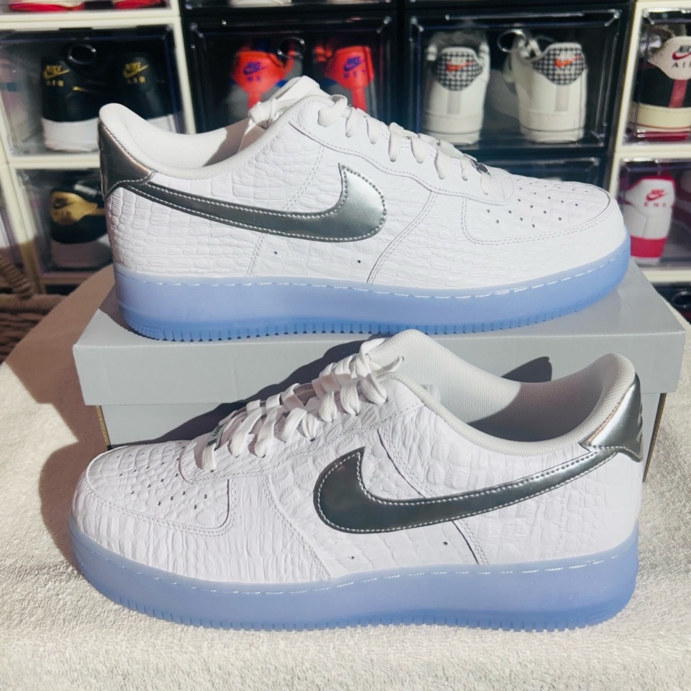 Nike Air Force 1 Low "White Croc". # IR1981-100
original box